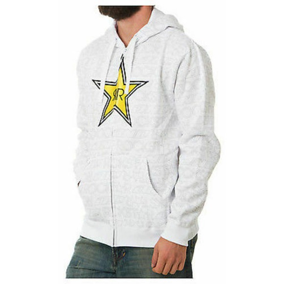 One Industries Kids' Boys' Youth Rockstar Writing on the Wall Hoodie Sweatshirt - Picture 3 of 7